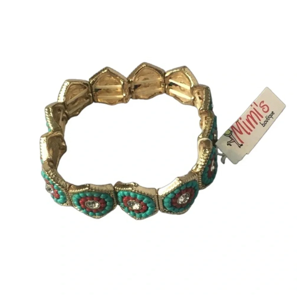 MIMI’S BOUTIQUE BOHEMIAN STYLE AQUA BRACELET‎